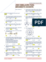 Segundo Simulacro Docentes