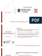 Universal College Bangladesh - Monash Programs