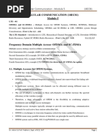 Wireless and CELLULAR COMMUNICATION (18EC81) Module-5