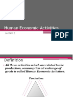 Human Economic Activities-Lec 7