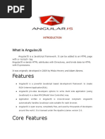 Features: What Is Angularjs