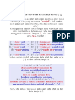 Menggabungkan Kata Sifat Dengan