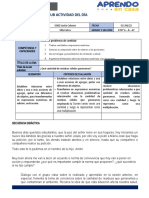 Desarrollo de La Sub Actividad de Matematica Del 2 de Junio