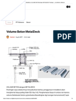 Volume Beton MetalDeck. VOLUME BETON De... LDECK Postingan - by Masherr - Medium