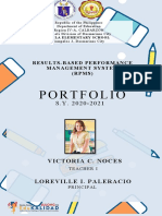 Portfolio: Victoria C. Noces Loreville I. Paleracio