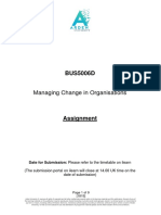 BUS5006 Managing Change in Organisations (1815)