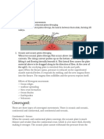 Tectonic Plate Movements