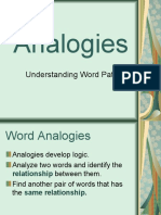 Analogies: Understanding Word Patterns