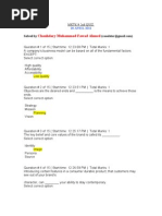 MKT624 2nd QUIZ Solved by Fawad