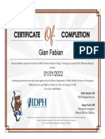 Certificate of Completion Pediatric Triage