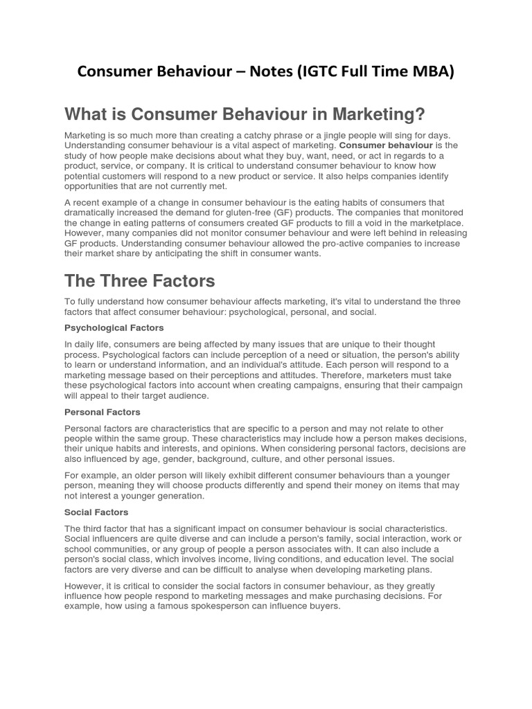 Template For Behavior Notes