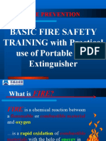 BASIC FIRE SAFETY TRAINING WITH PRACTICAL USE OF PORTABLE FIRE EXTINGUISHER (30 characters