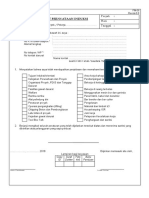 Surat Pernyataan Induksi: Proyek: Hari: Tanggal