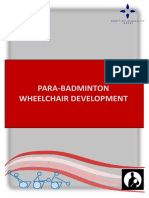 Para Badminton Wheelchair Development FINAL by Lyndon Williams