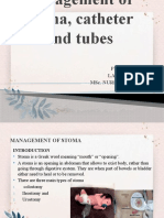 Management of Stoma, Cut and Wounds