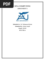 Dna Computing: Assignment 1