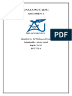 Dna Computing: Assignment 1