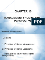 Kong - Chapter 10-Management From The Islamic Perspective