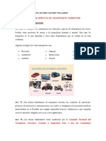 Tarea Dos Tipos de Transporte Terrestre