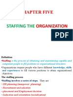 Chapter Five: Staffing The