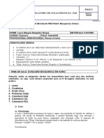 Relatório Prática - Bioquímica Clínica - 02