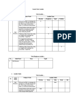 Contoh Tabel Analisis