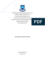 Relatório de Visita Técnica - Porto de Cabedelo