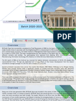 Final Placement Report: Batch 2020-2022