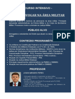 Curso Intensivo Como Advogar Na Ã - Rea Militar Professor Josan