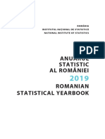Anuarul Statistic Al Romaniei 2019
