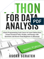 ?python For Data Analysis Cheatsheet