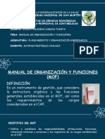 Manual de Organización y Funciones (Mof)