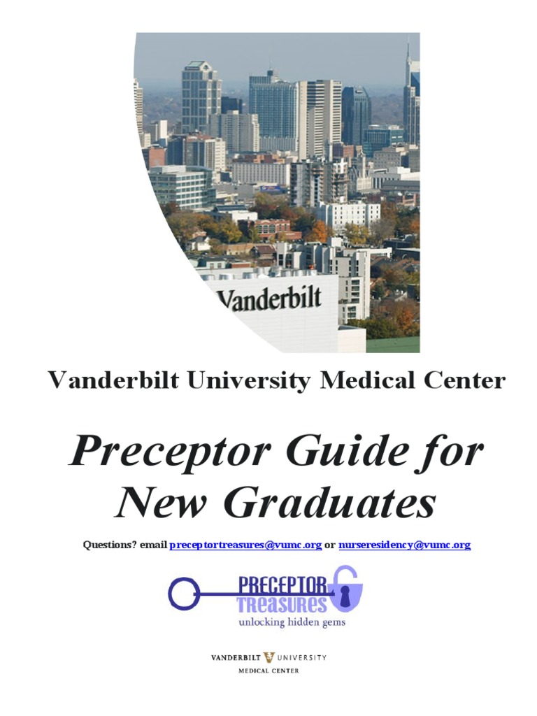 VUMC Preceptor Guide for New Nurses | PDF | Nursing | Self Efficacy