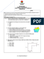 Evaluación Cuarta Unidad II Semestre Matemática 7mo