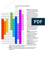 Actividad de Letras