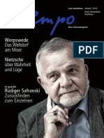 Rüdiger Safranski in Gespräch A-Tempo