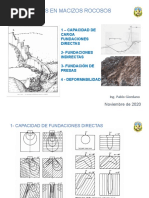 9.fundaciones en Macizos Rocosos Geotecnia II-2020