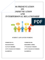 Communication and Ipr