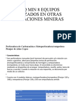 MAQ MIN 8 EQUIPOS UTLIZADOS EN OTRAS OPERACIONES MINERAS