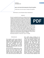 Pengaruh Campuran Abu Sekam Padi Terhadap Kuat Tekan Paving Block