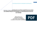 Manual para Elaboracao de Artigo Cientifico2010