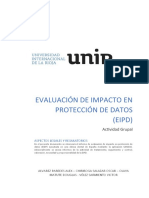 Confección de Una Evaluación de Impacto en Protección de Datos (EIPD)