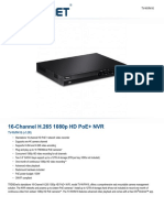 16-Channel H.265 1080P HD Poe+ NVR: Tv-Nvr416 (V1.0R)