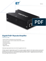 Gigabit Poe+ Repeater/Amplifier: Tpe-E110 (V1.0R)