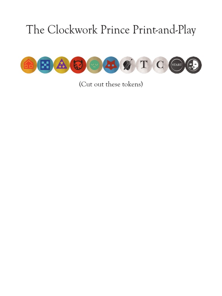 Clockwork Prince Game Rules | PDF