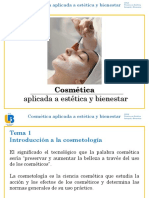 Tema 1 Introducción A La Cosmetología