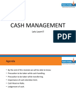 Cash Management: Lets Learn!!