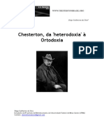 Chesterton Da Heterodoxia À Ortodoxia