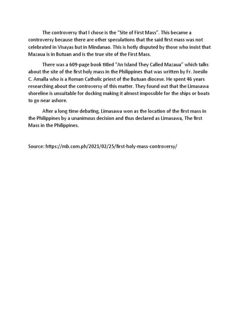 Controversy | PDF