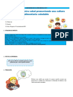 4° Grado - Experiencia de Aprendizaje N°07